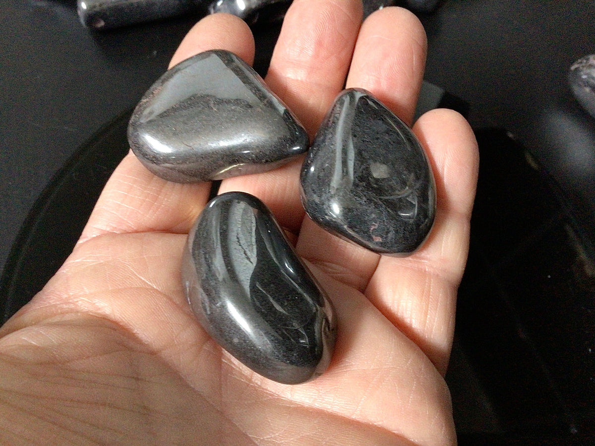XL Hematite Tumbled Stones (150g)