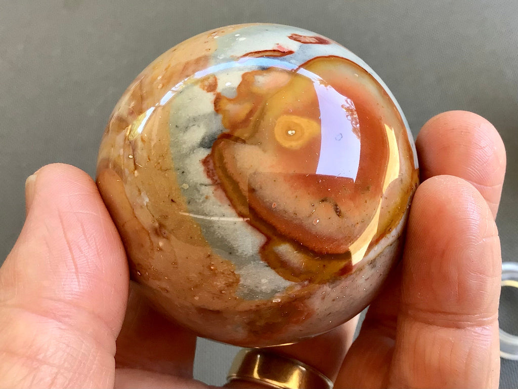 286g Polychrome Jasper Sphere 2C