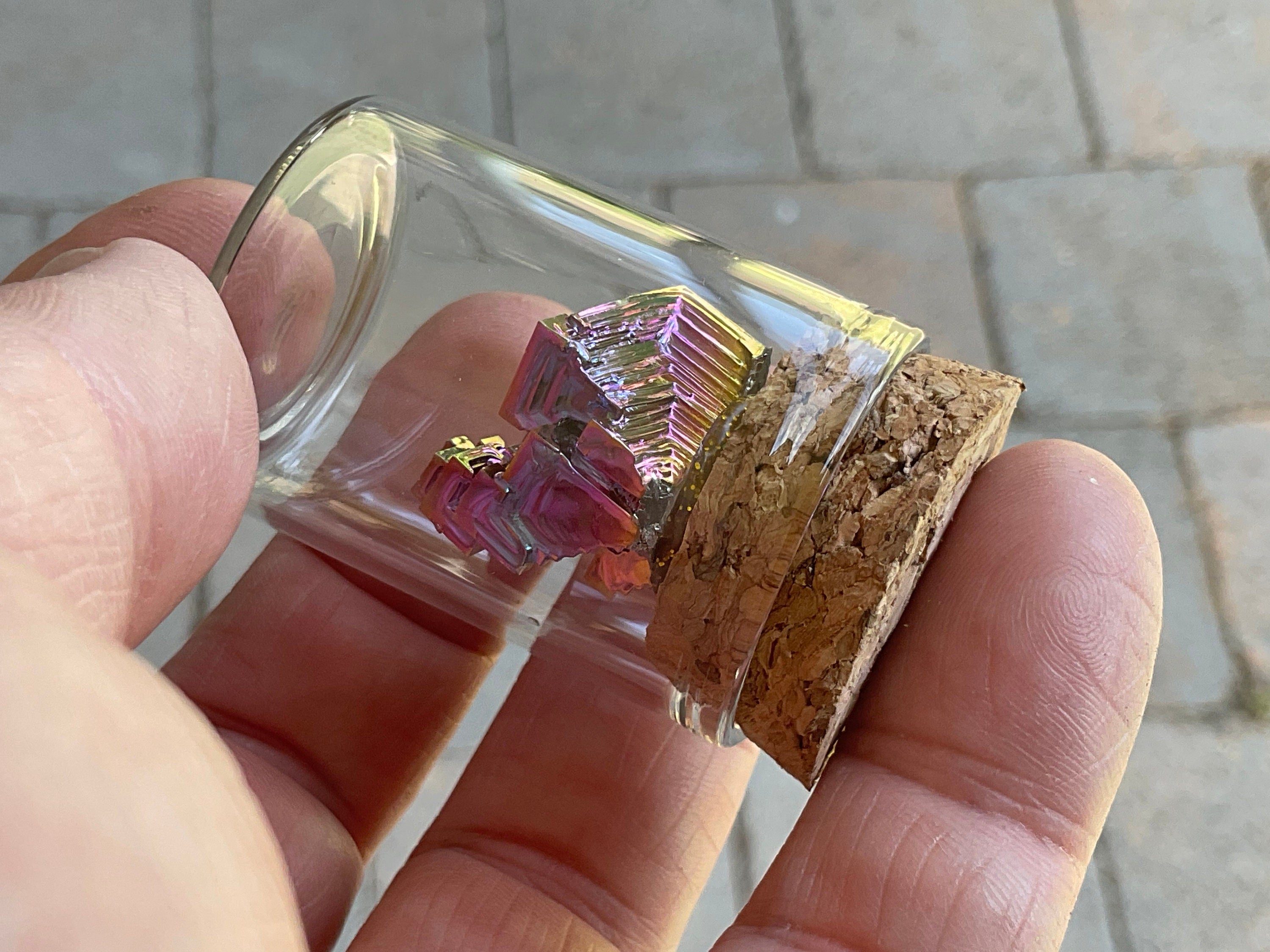 Bismuth Specimen Display Bottle 2C