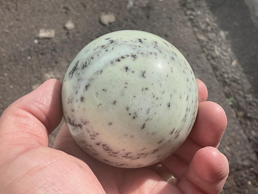 412g Chinese Dendritic Jasper/Siltstone Sphere B