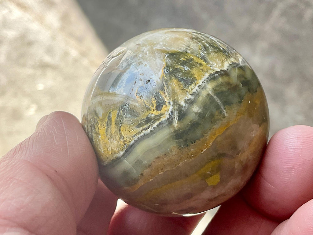 126g Indonesian BumbleBee Jasper Sphere 2B