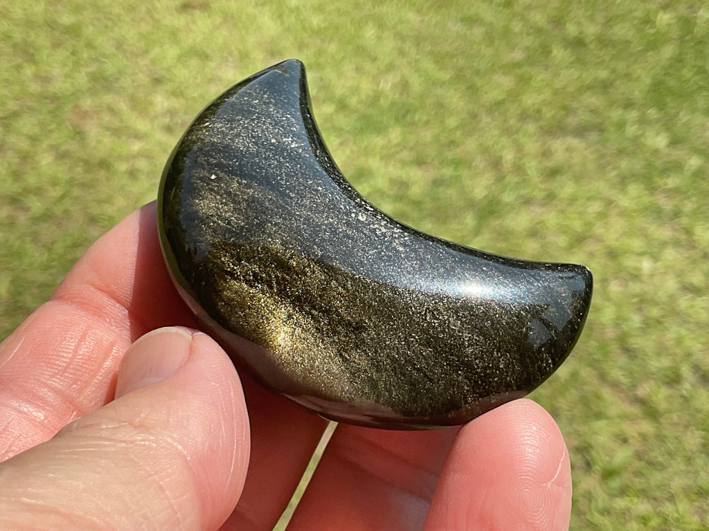 50g Gold Sheen Obsidian Moon 3C