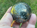 246g Cubic Pyrite in Quartz Sphere A