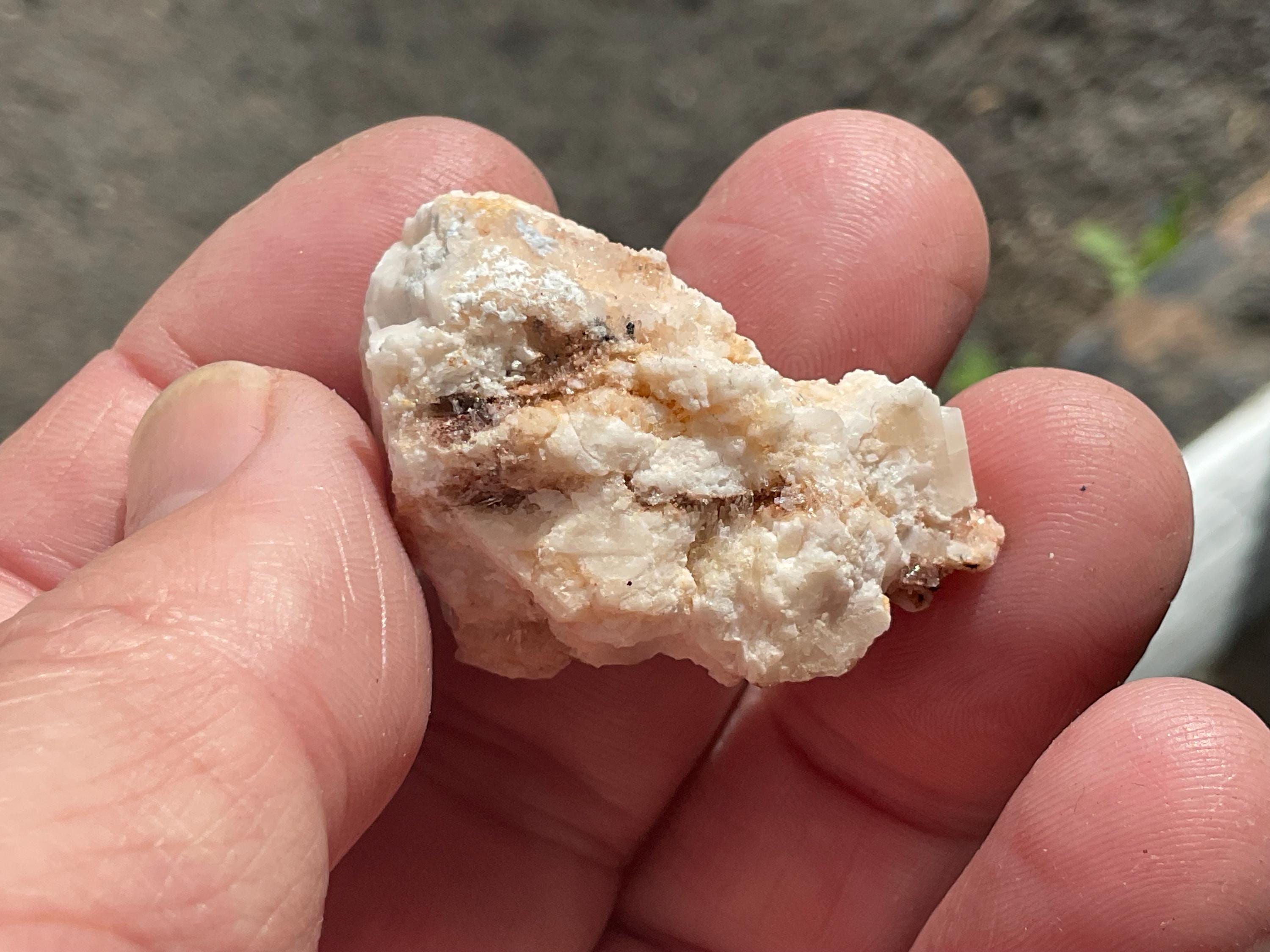 32g White Baryte and Clear Quartz Specimen from South Australia