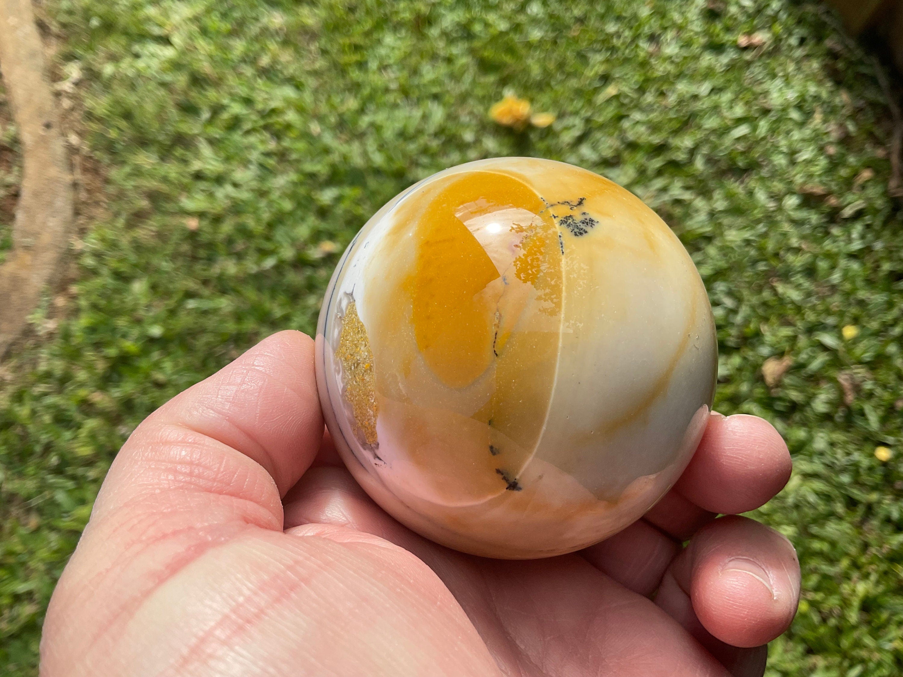 363g Mookaite Jasper Sphere 3B