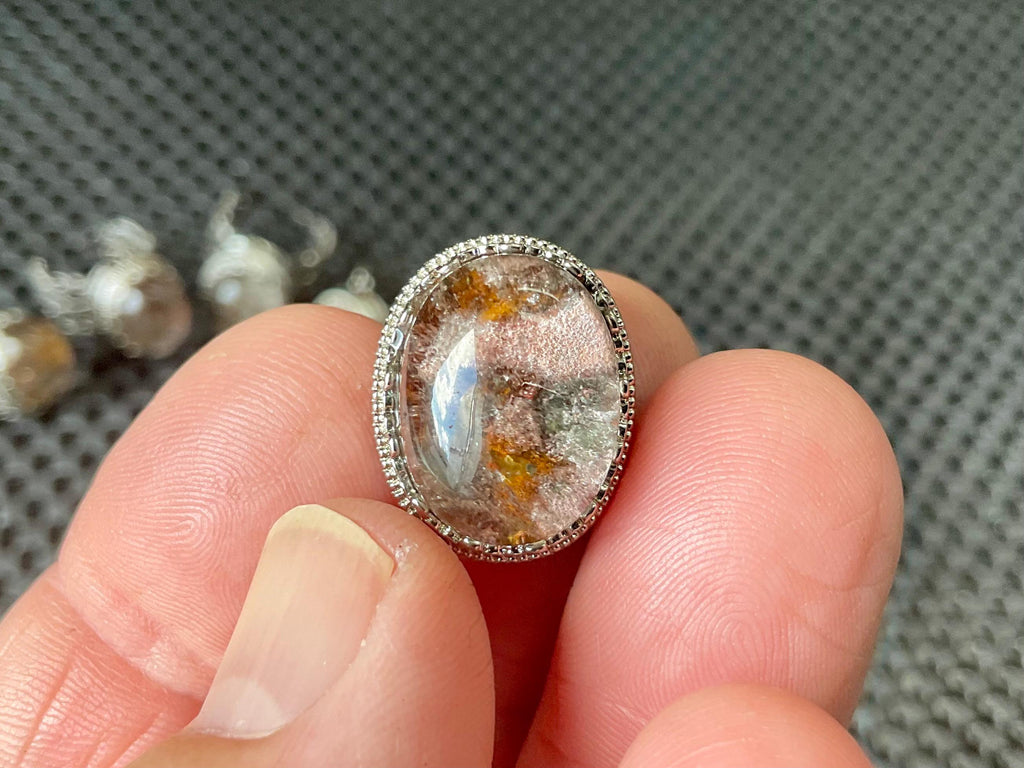 4g Lodelite Cabochon in Antique Style setting A