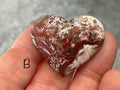 Mexican Crazy Lace Agate Hearts Group 1