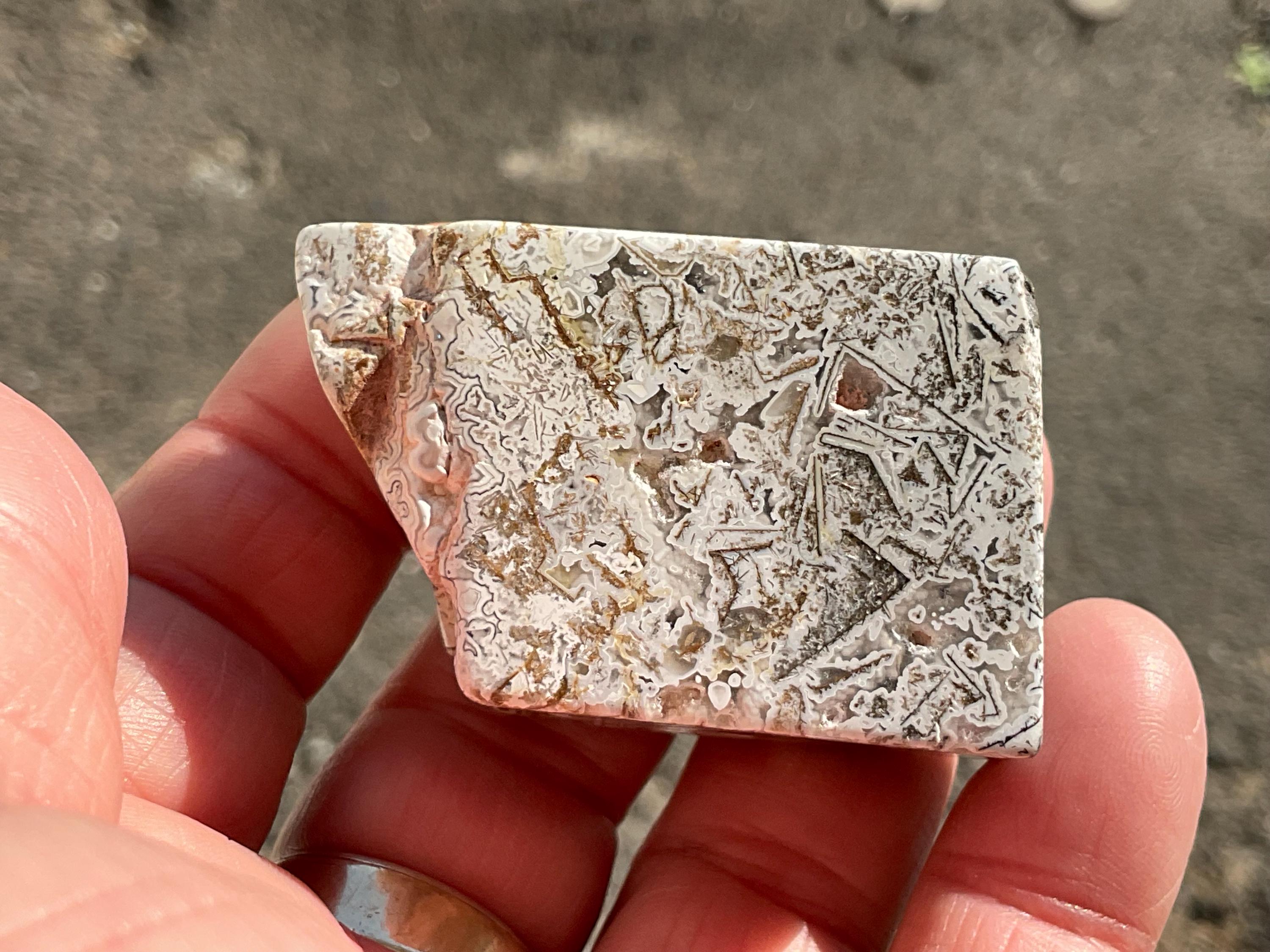 100g Mexican Crazy Lace Agate Freeform 20B