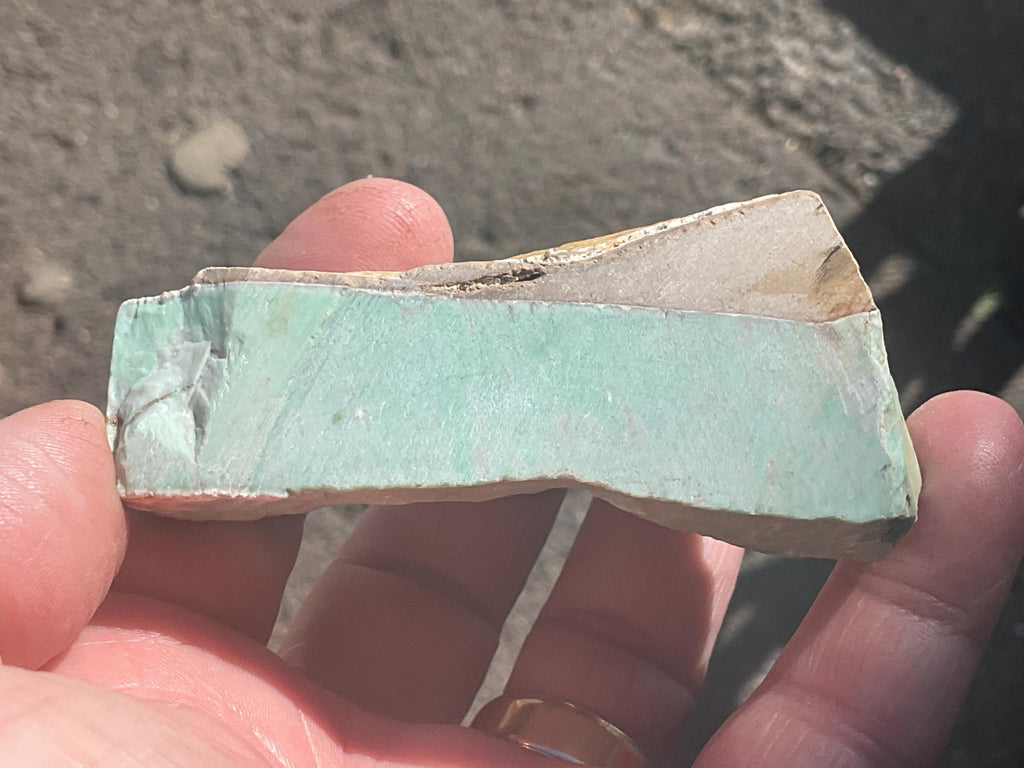 124g Sliced Western Australian Variscite Piece 2A