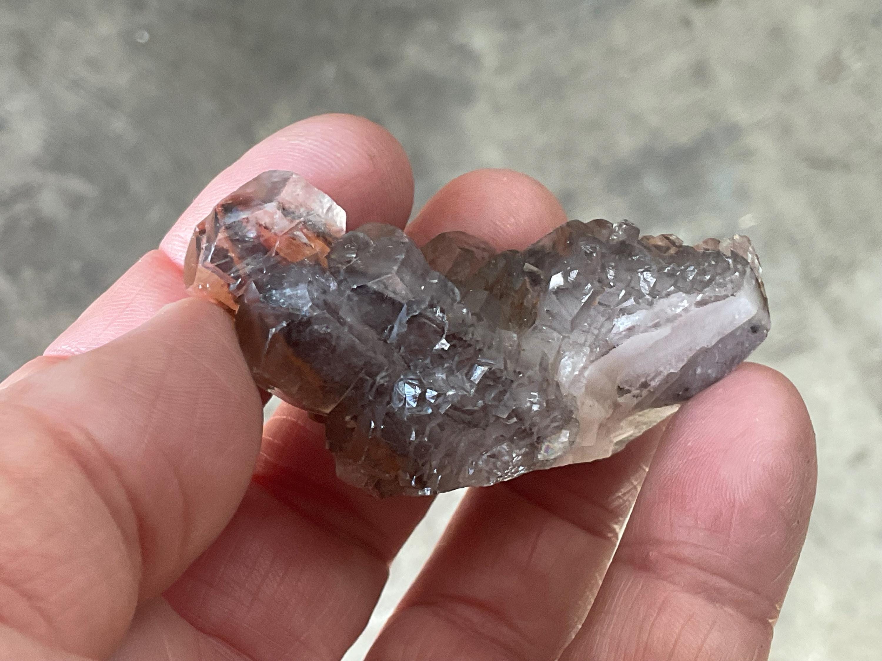 48g “Red Pagoda” Calcite Specimen 6B from Hubei, China