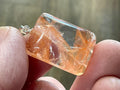 Fire Quartz Pillow Cabochon Pendant 1C