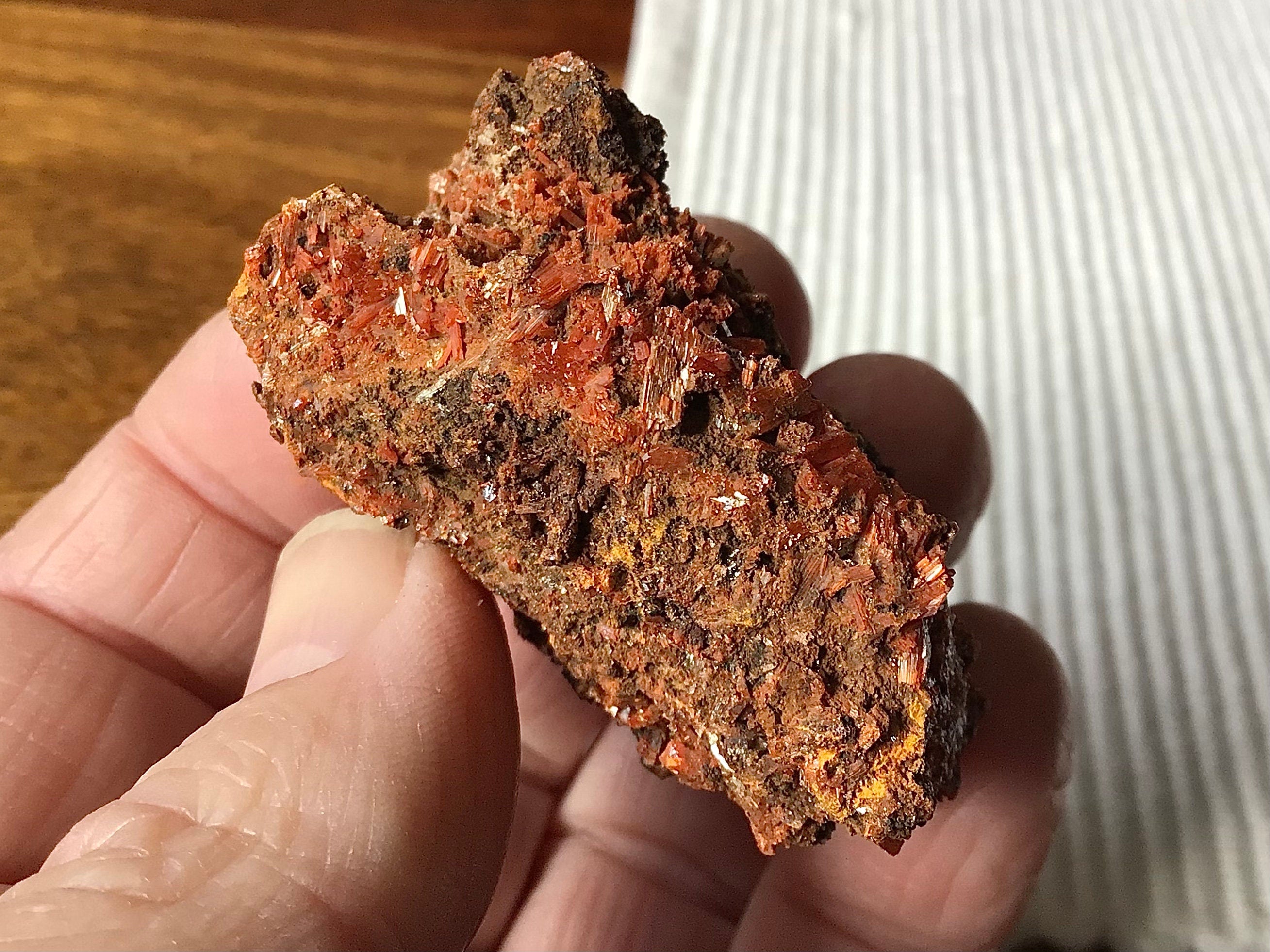 85g Crocoite Natural Specimen 12B