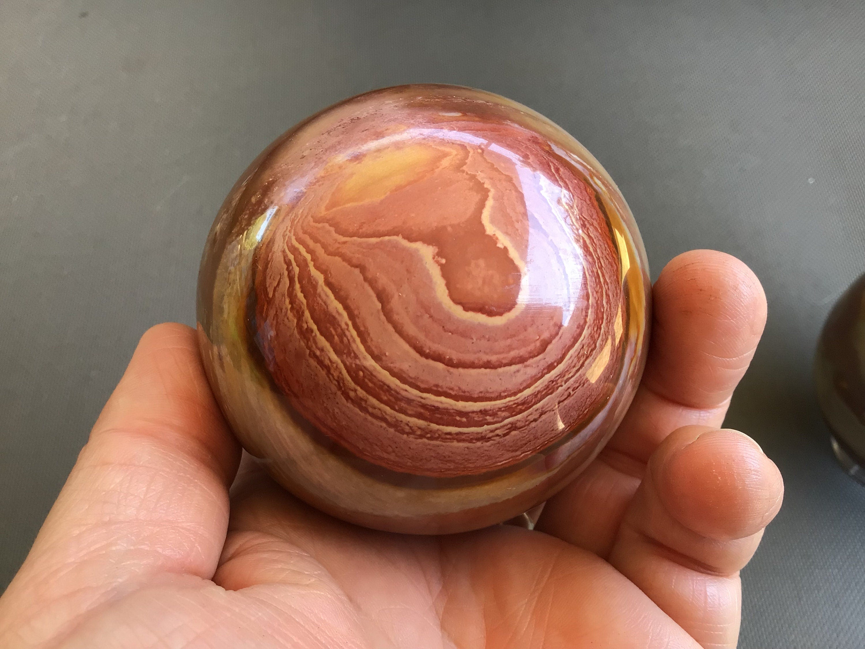 483g Polychrome Jasper Sphere 3B