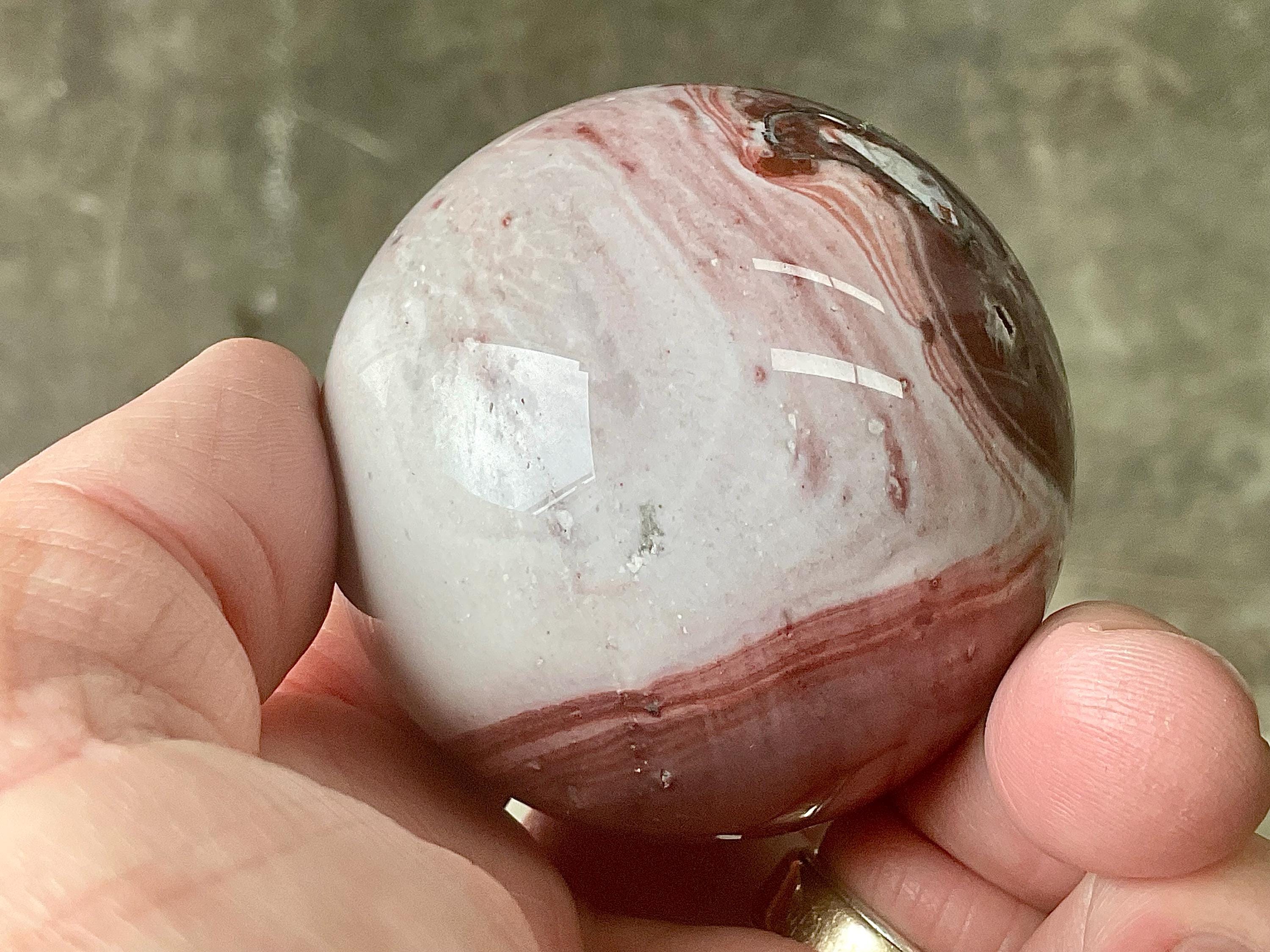 220g Mexican Crazy Lace Agate Sphere