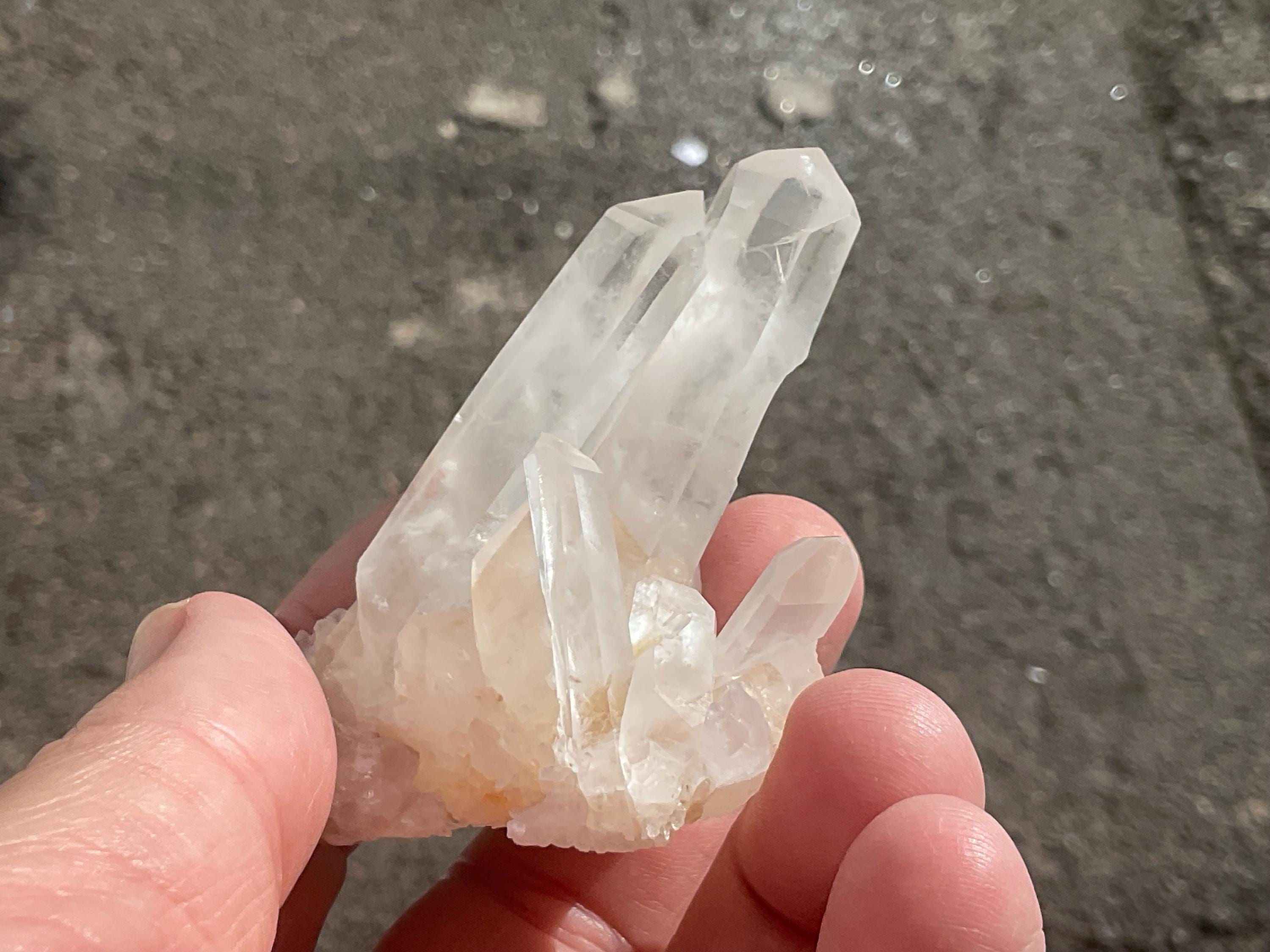 72g Madagascan Natural Clear Quartz Cluster