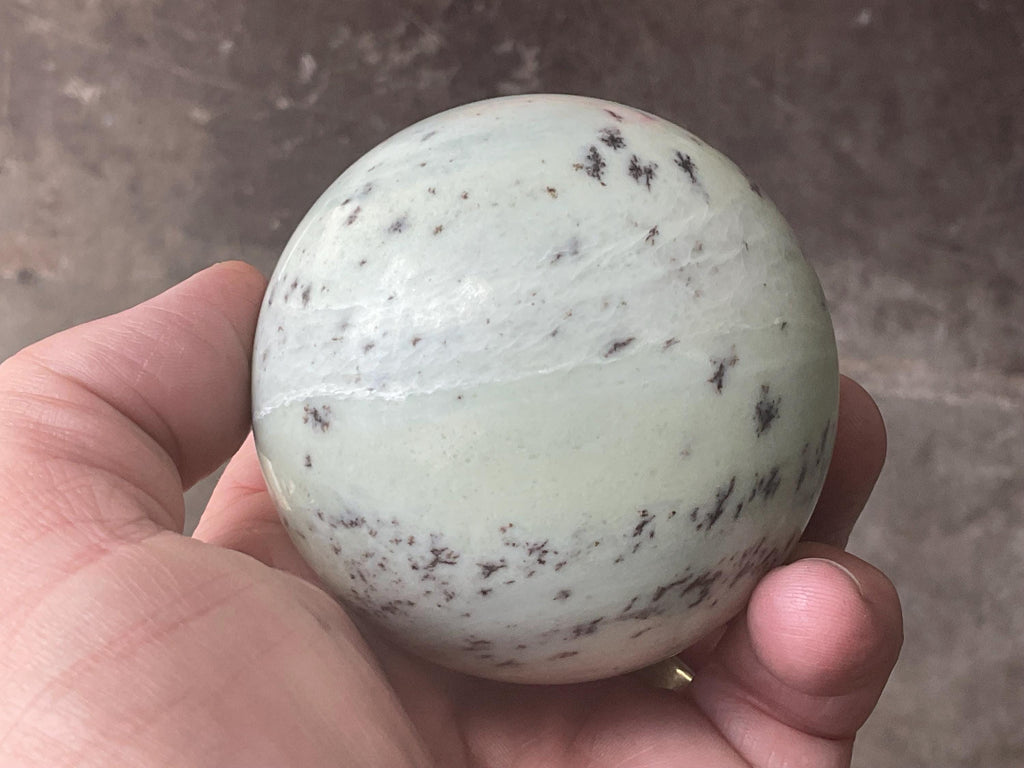 412g Chinese Dendritic Jasper/Siltstone Sphere B