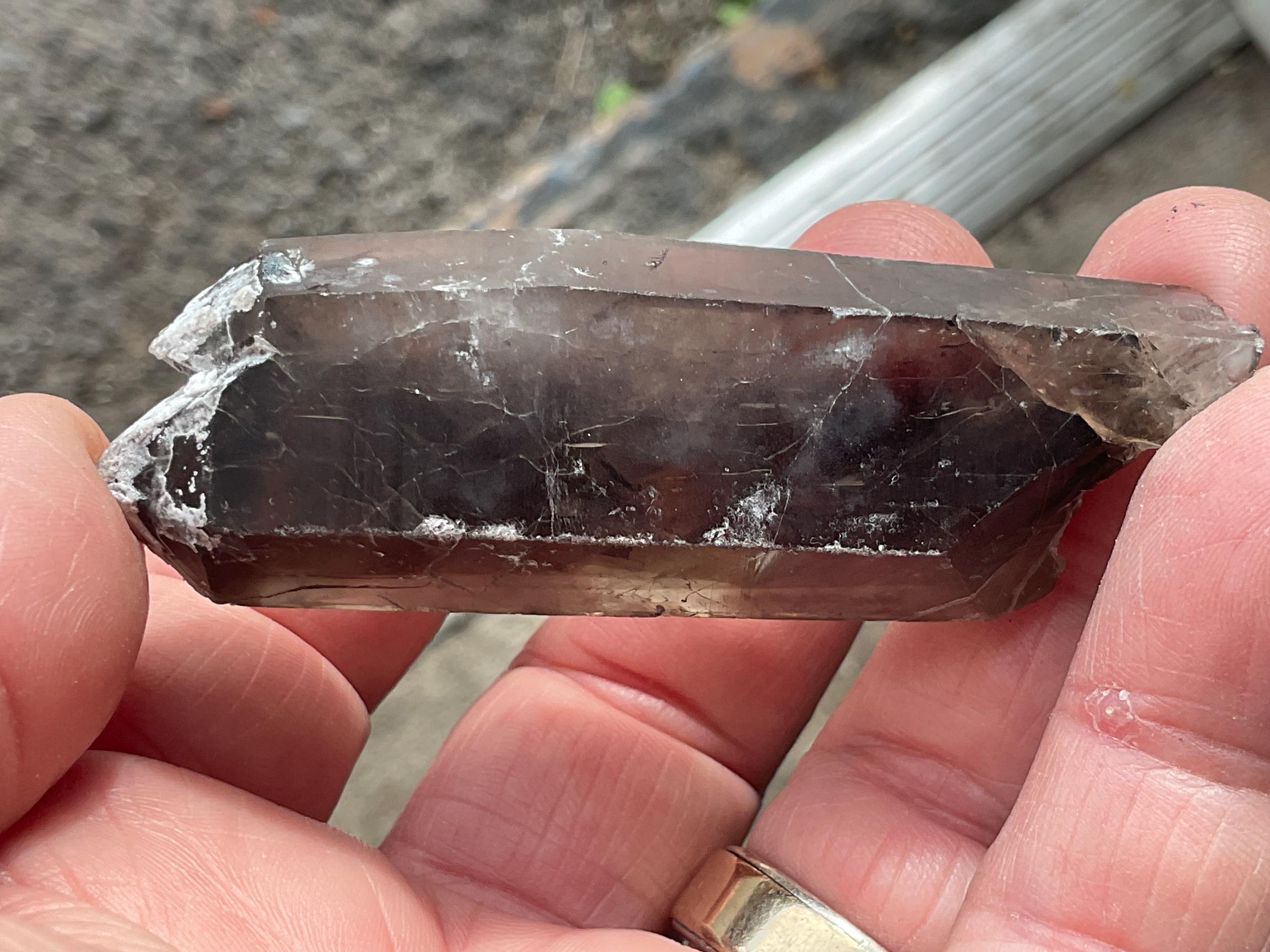 44g Smokey Quartz Point + Specimen from Inner Mongolia 1B