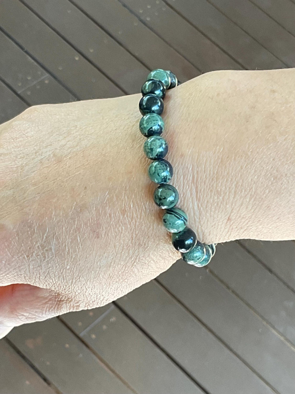 Kambaba Jasper 8mm Bead Bracelet