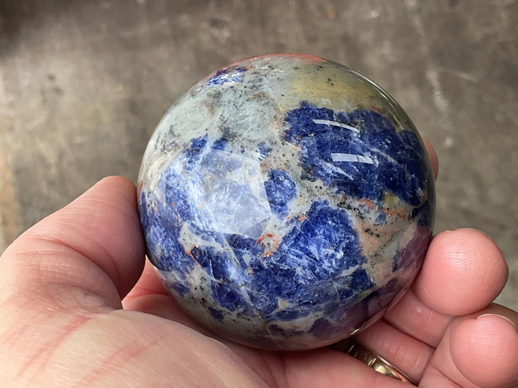 328g Sodalite Sphere C