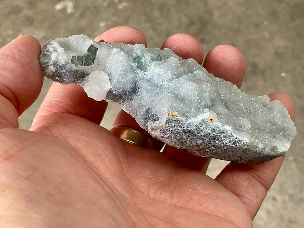 116g Green Sugar Fluorite Specimen A