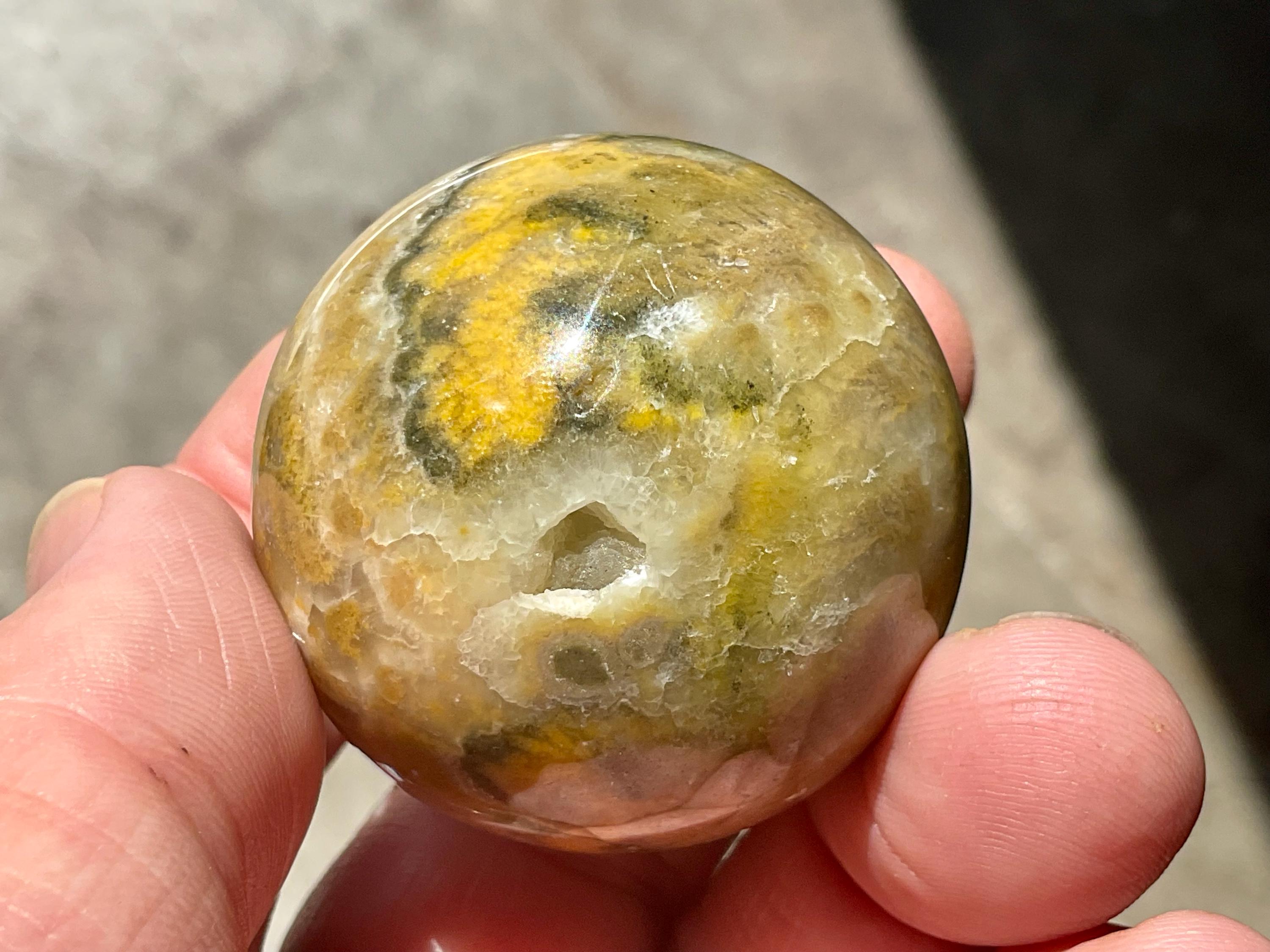 92g Indonesian Bee Jasper Sphere 2A