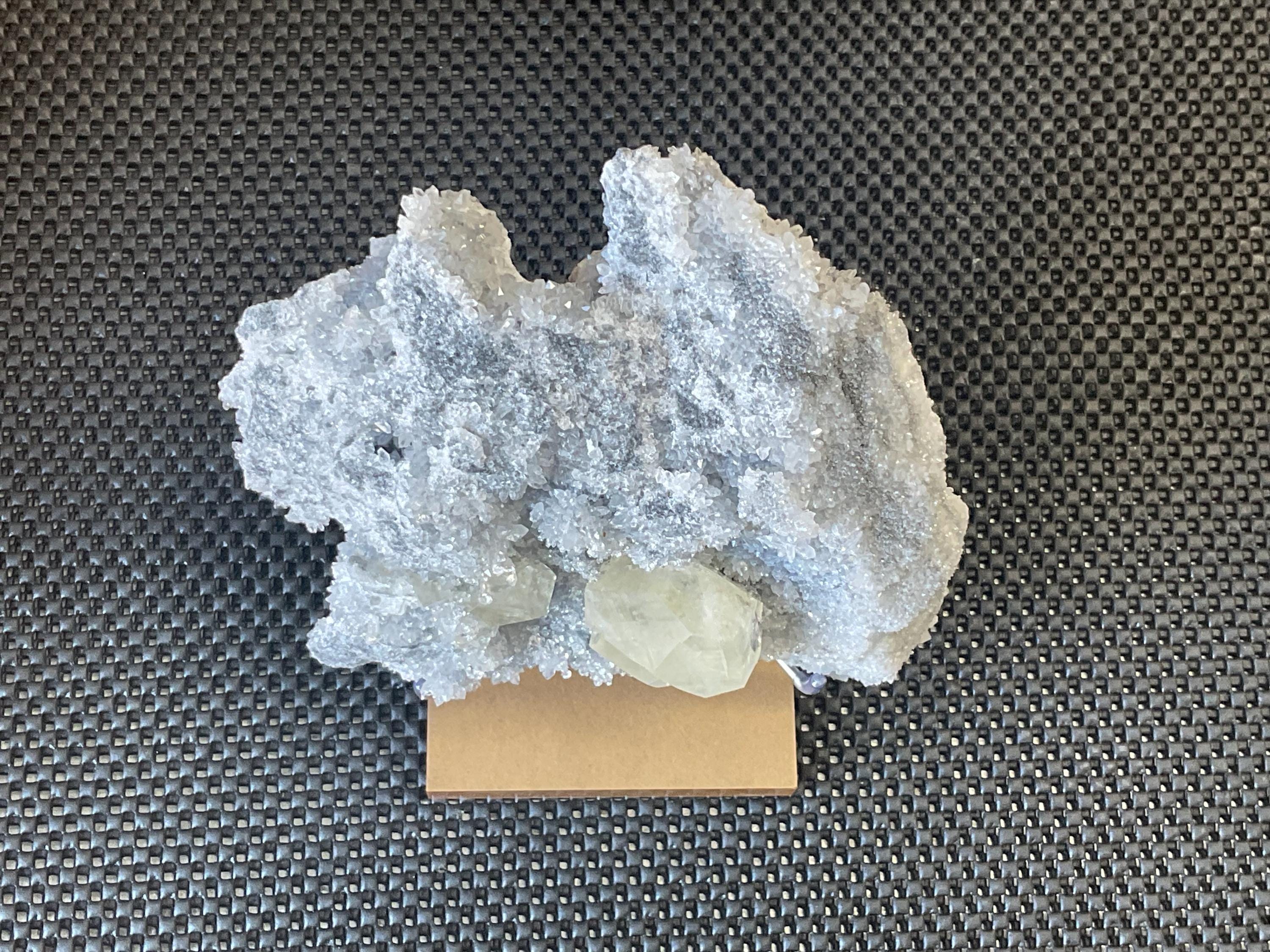 1.382kg XL Diamond Calcite on Quartz/Sphalerite Specimen