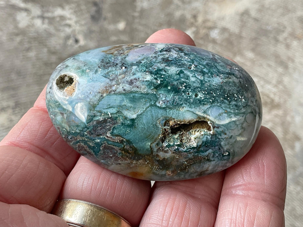60g Ocean Jasper Palmstone 1A