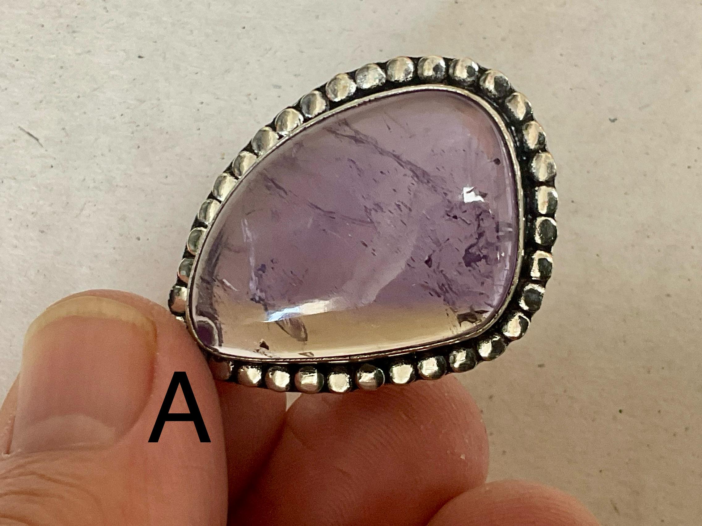 Antique Style Ametrine Pendant 3A