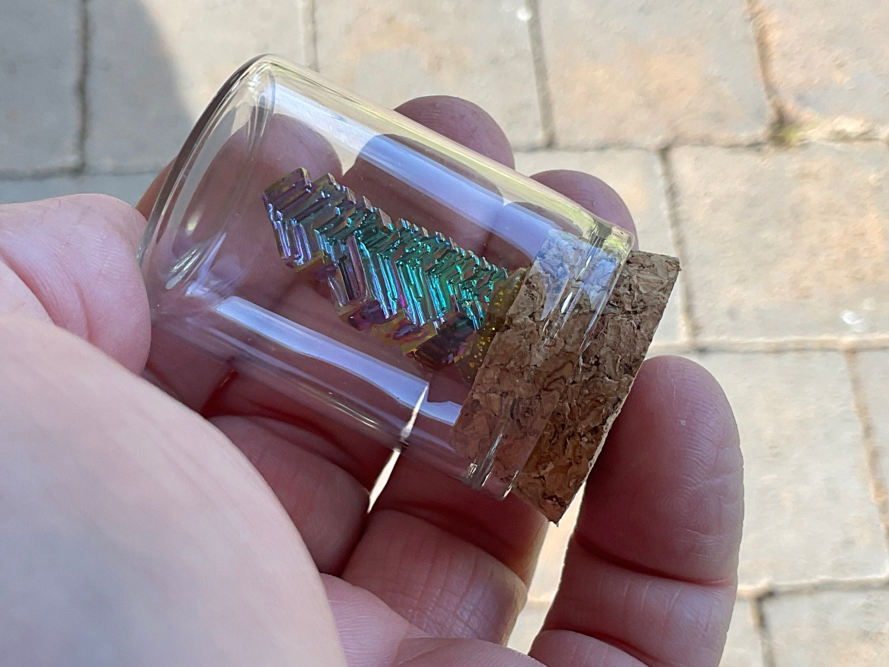 Bismuth Specimen Display Bottle 5A