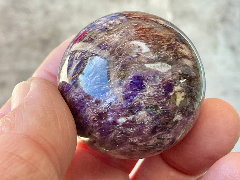 90g Charoite Sphere A