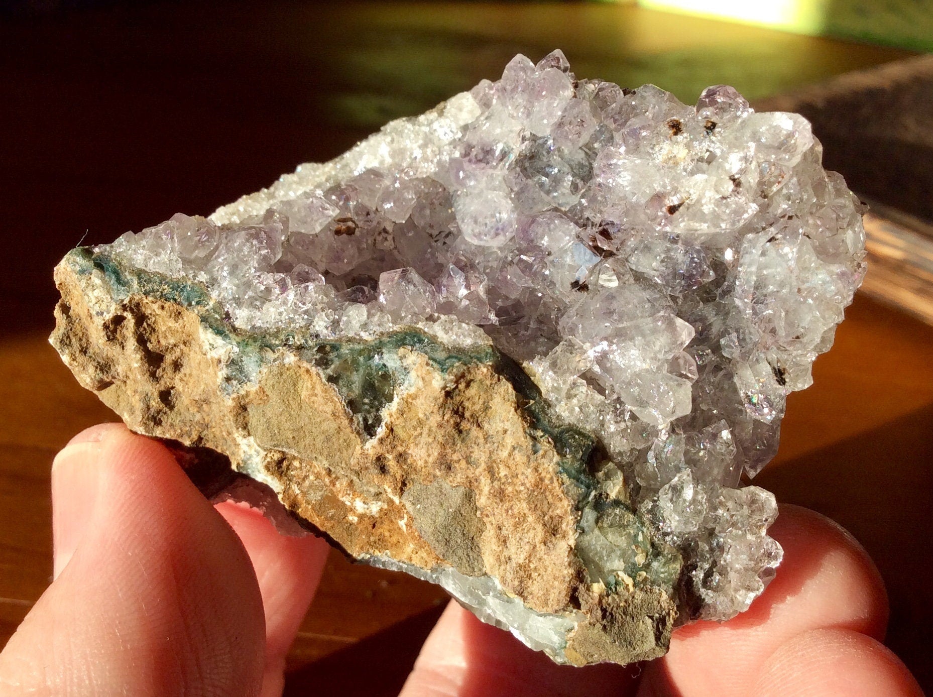 131g Natural Amethyst Geode Piece A5