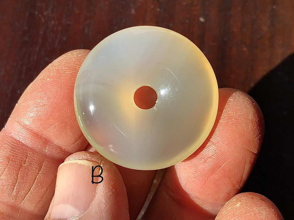 RESERVED FOR CHLOE** Polished Agate Donuts (Pi Stones) Group 2