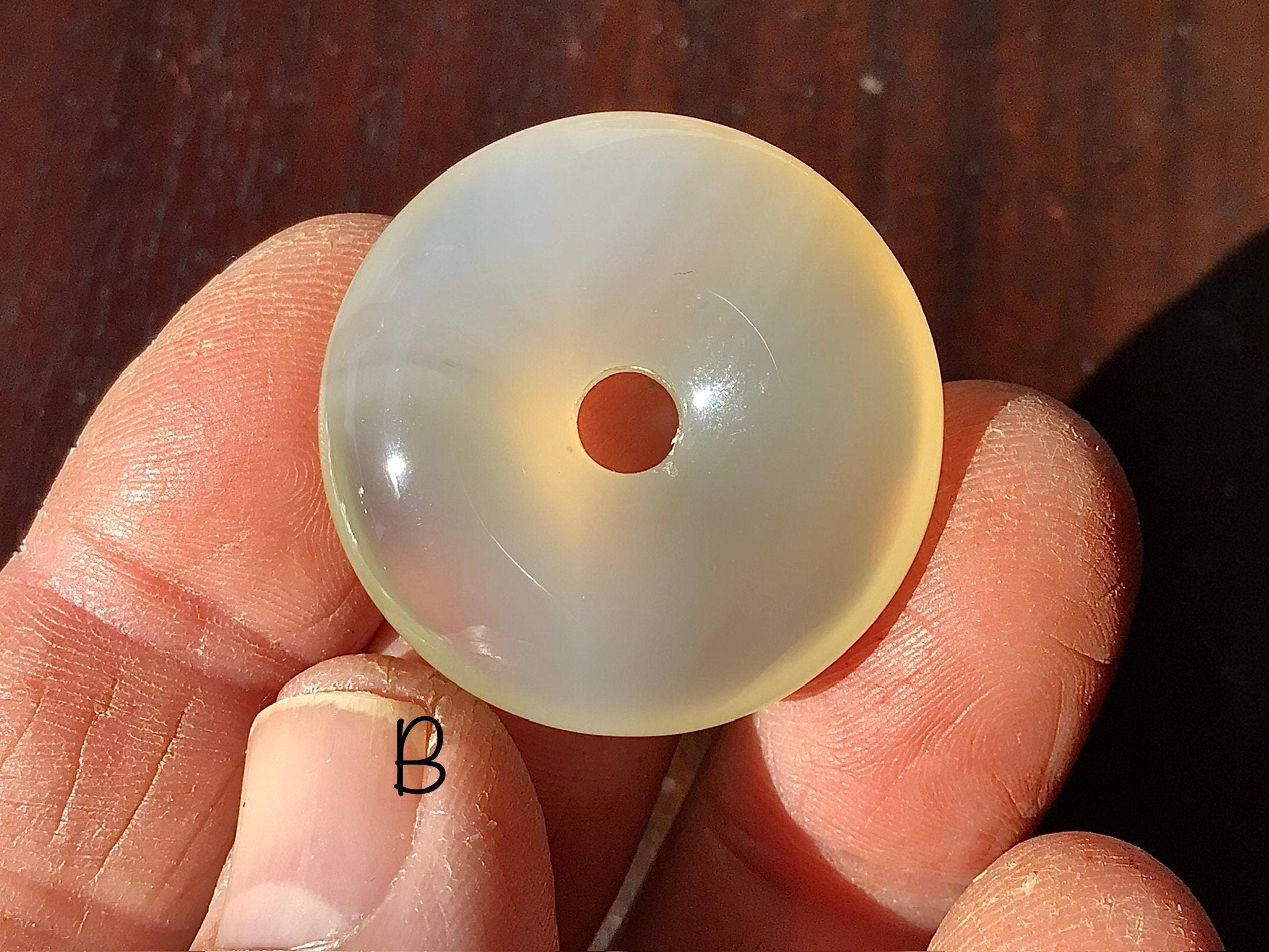 RESERVED FOR CHLOE** Polished Agate Donuts (Pi Stones) Group 2