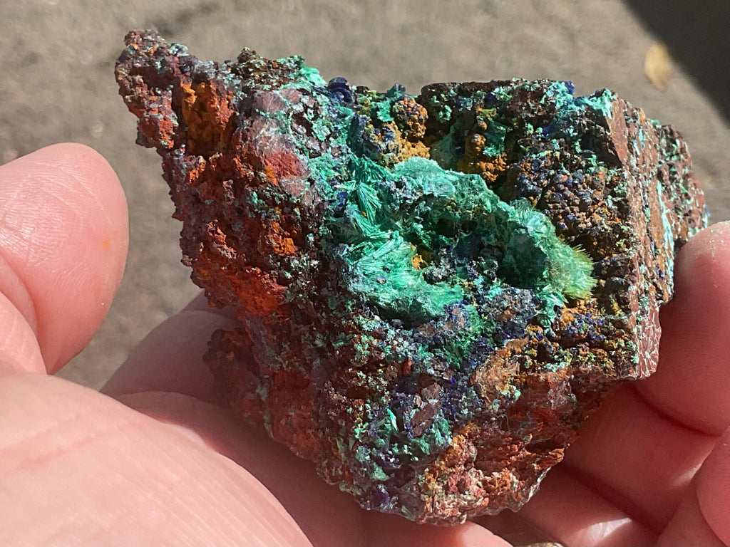 158g Azurite with Malachite Specimen 4A from Anhui, China