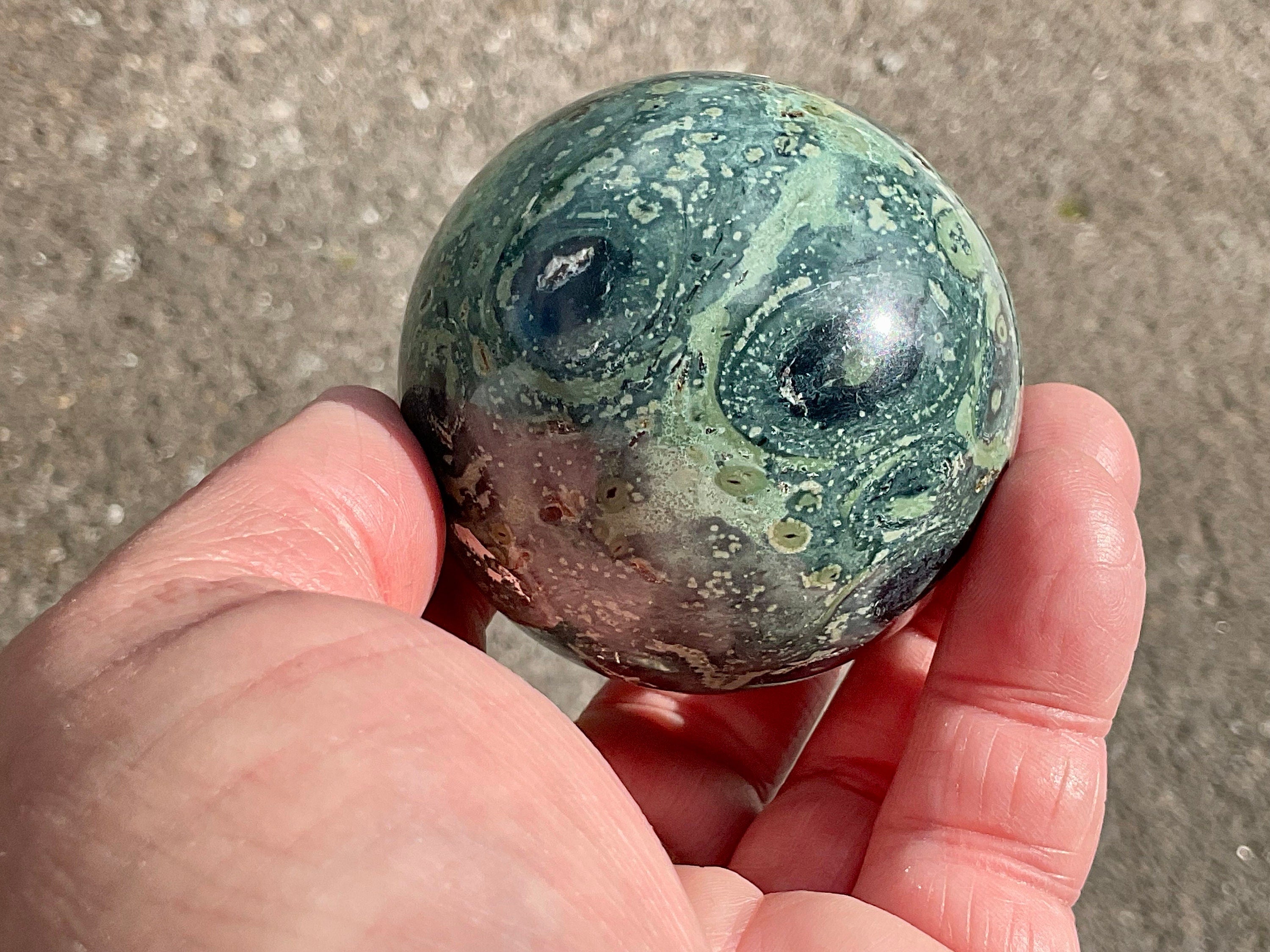 270g Kambaba Jasper Sphere 2B
