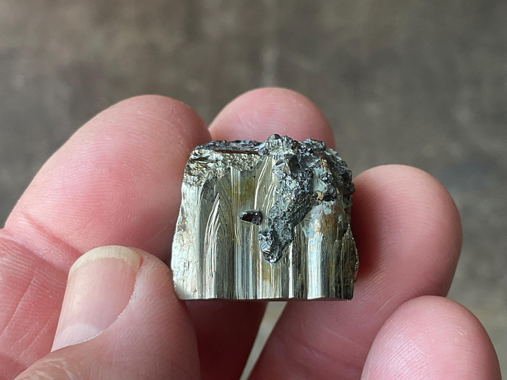 24g Natural Cubic Pyrite Specimen B from Bulgaria