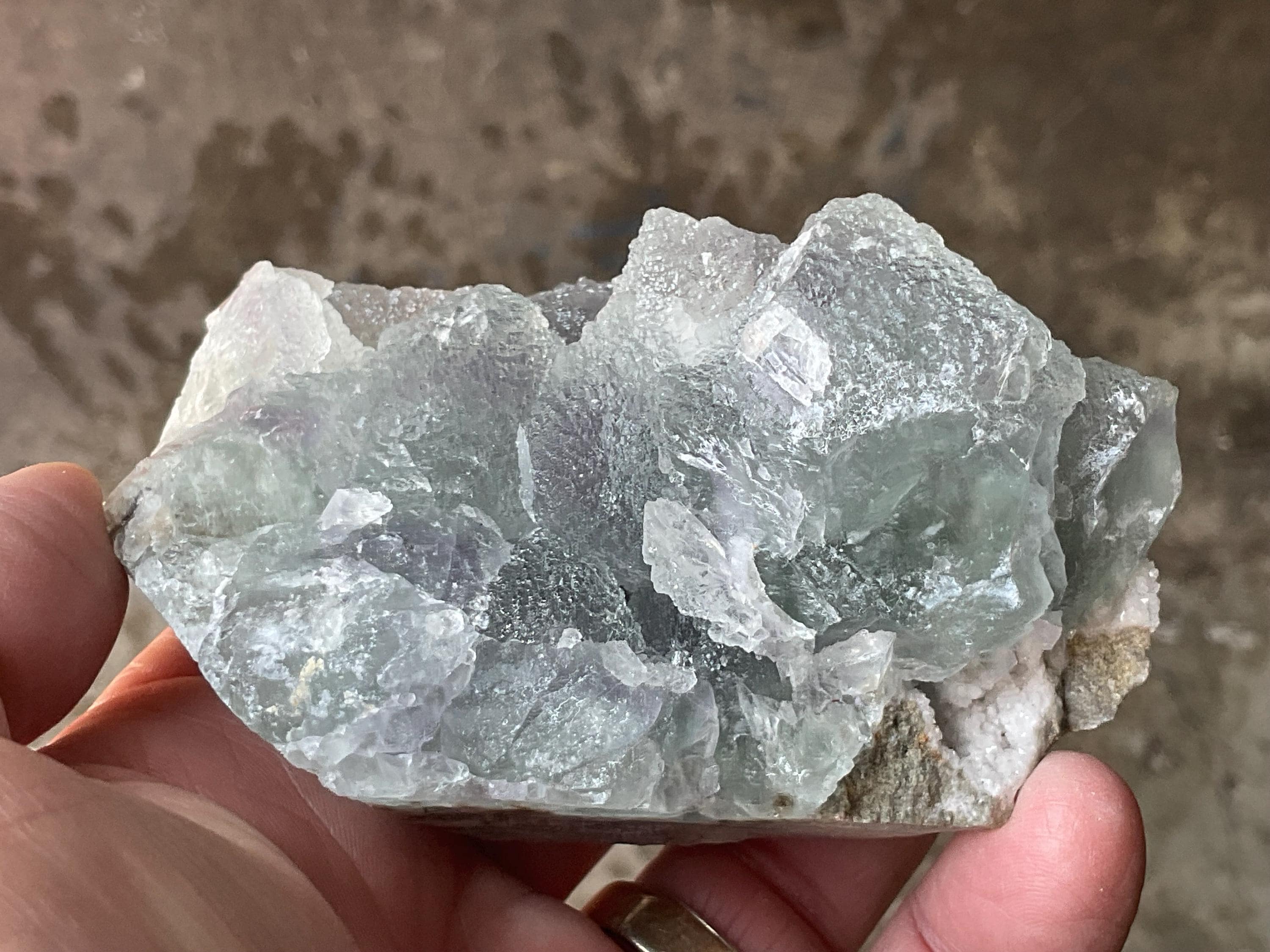 338g Botryoidal Pastel Fluorite Specimen 4B from Henan, China