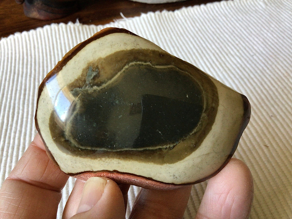 100g Polychrome Jasper One Side Polished 14C