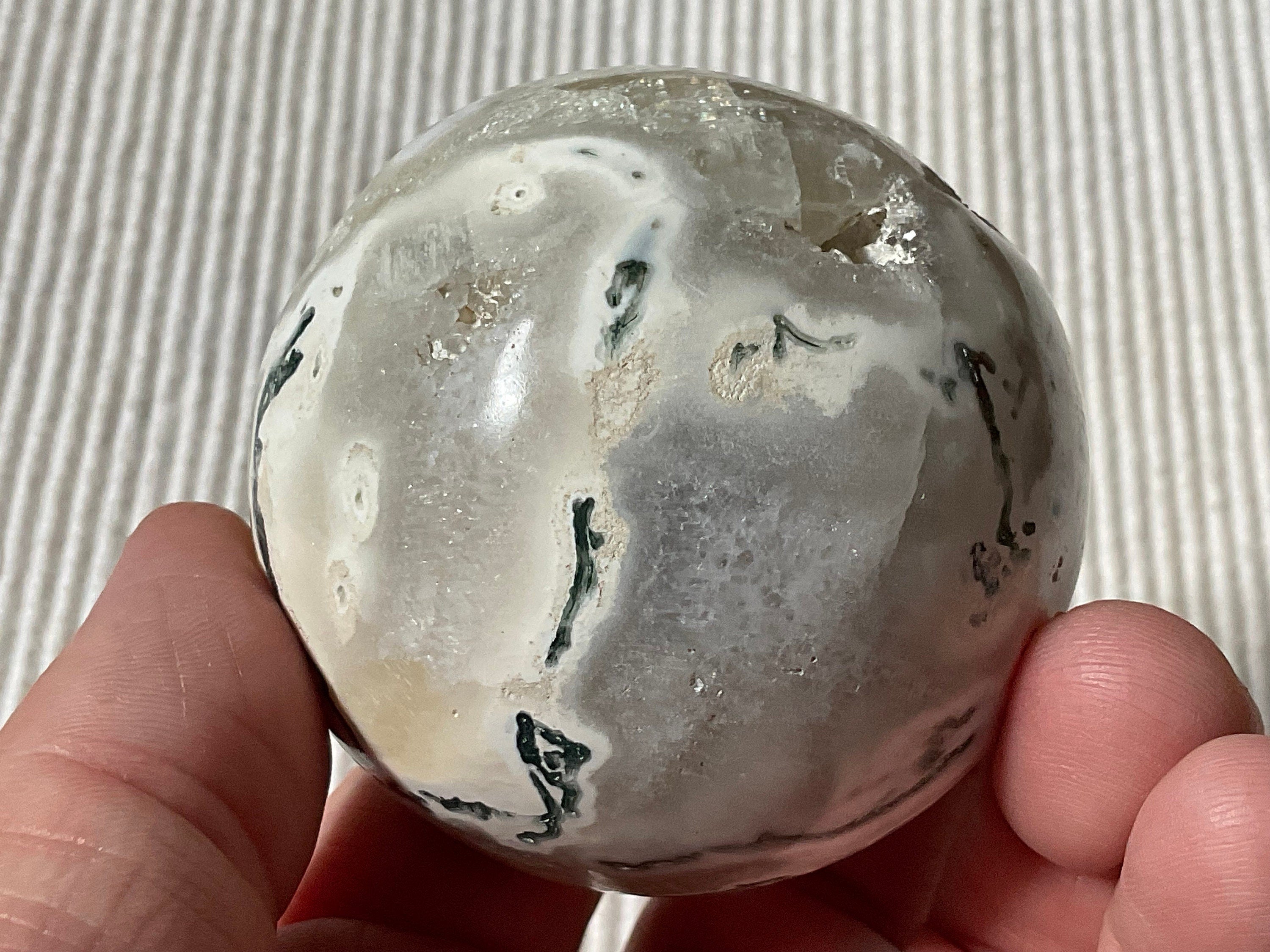 264g Tree Agate/Moss Agate Sphere