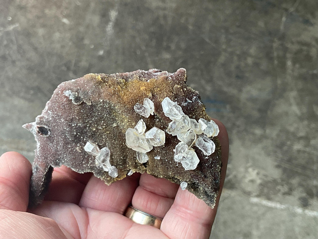 164g Hematite Sphalerite with Calcite Specimen B