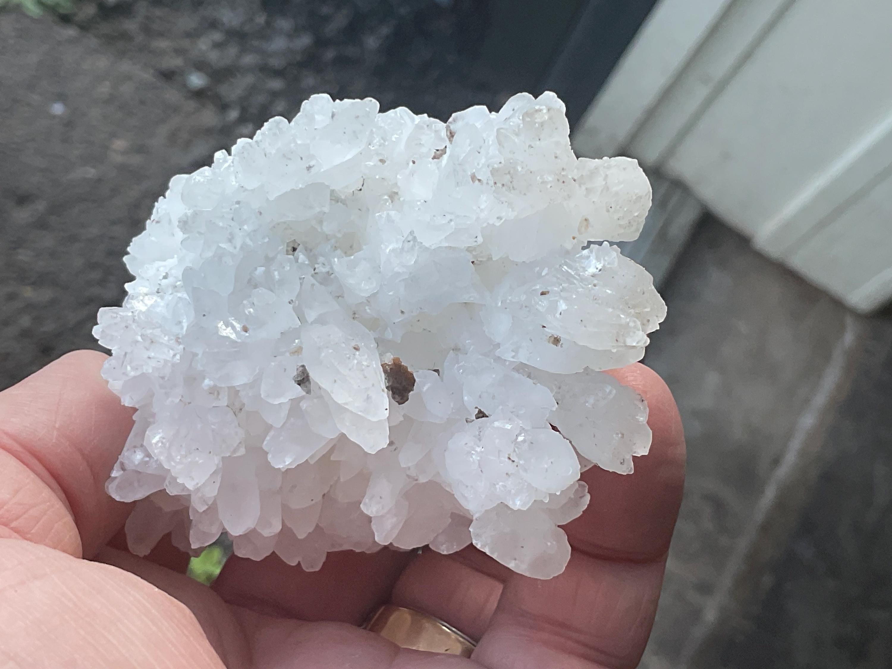204g Hydrozincite with Willemite Specimen 4B from Yunnan, China