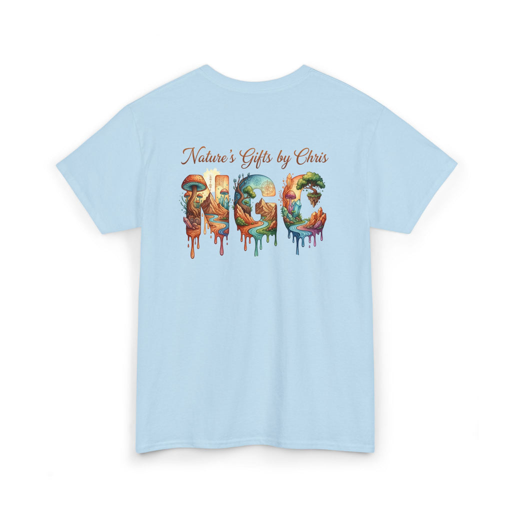 Nature's Gifts Tee — "NGC" Colorful Drip Wildlife Graphic T-Shirt
