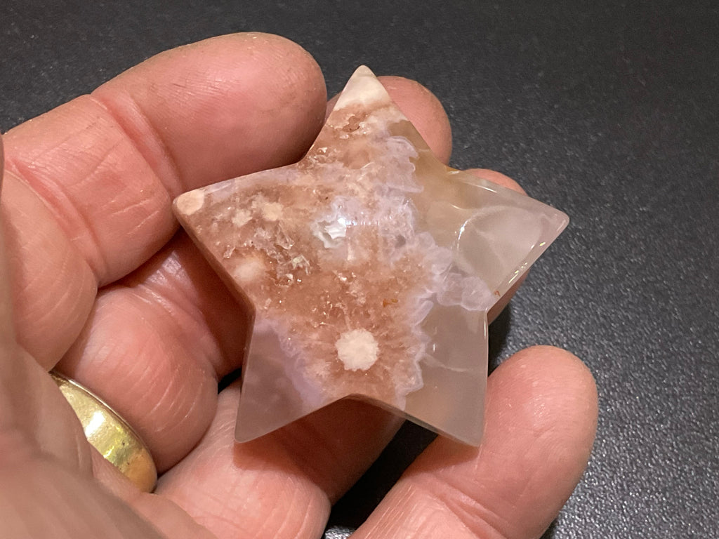 40g Flower Agate Star 4C
