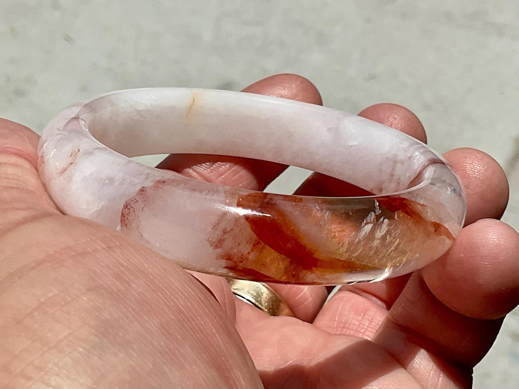 60mm Fire Quartz Solid Bangle 3B