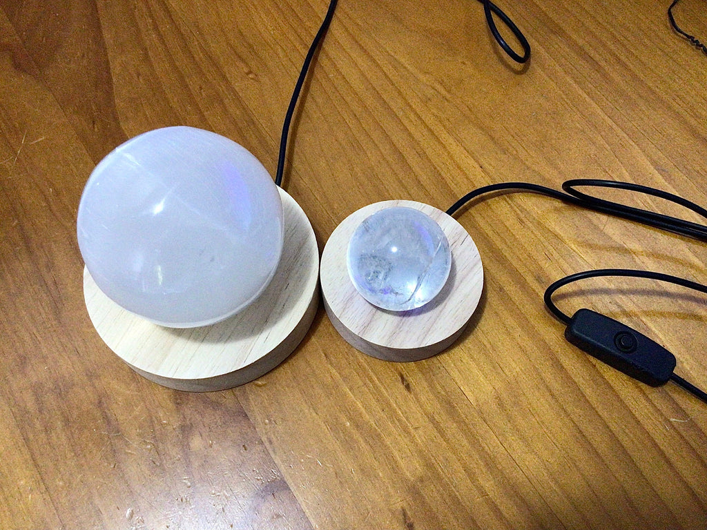 USB LED Wooden Sphere/Egg Lamp