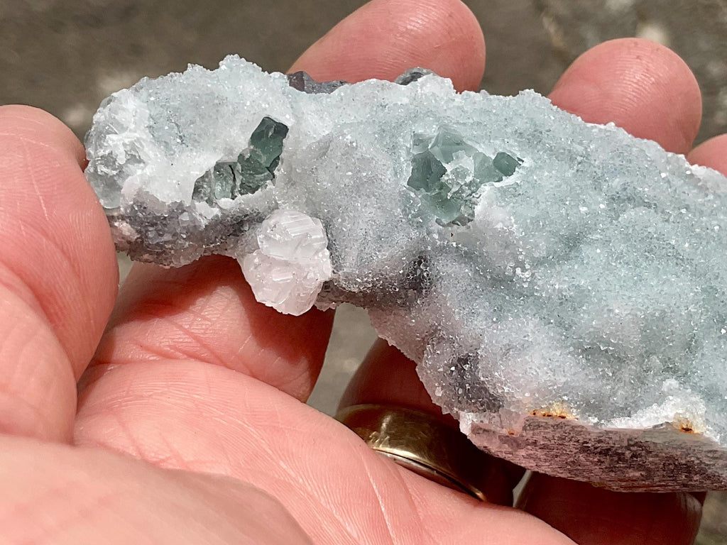 116g Green Sugar Fluorite Specimen A