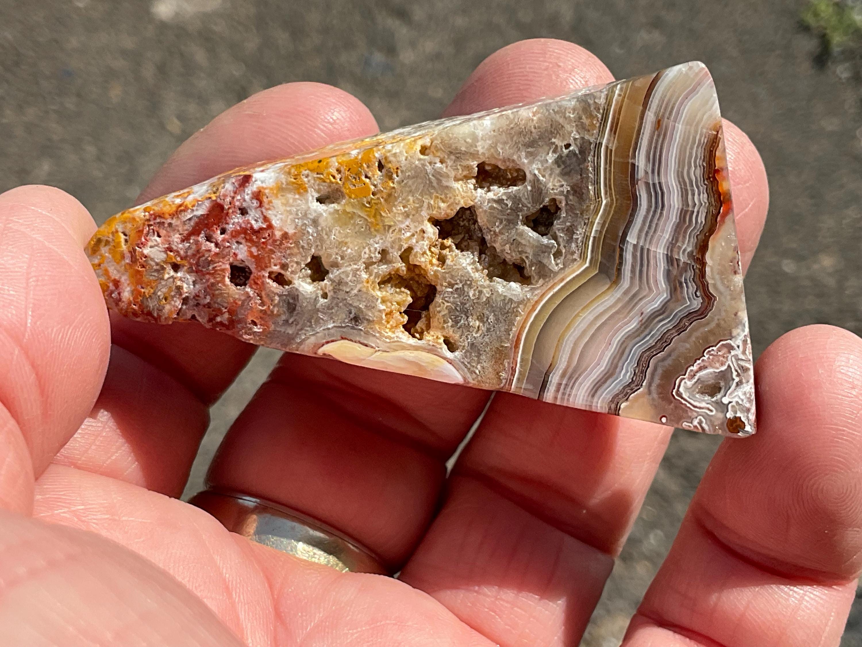 48g Mexican Crazy Lace Agate Freeform 11C