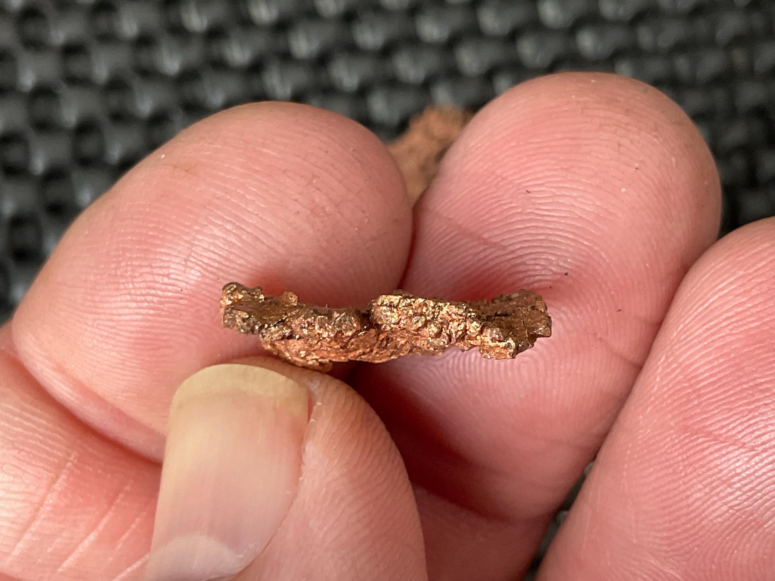 2g Native Copper Specimen 1A from the Red Dome Mine Australia