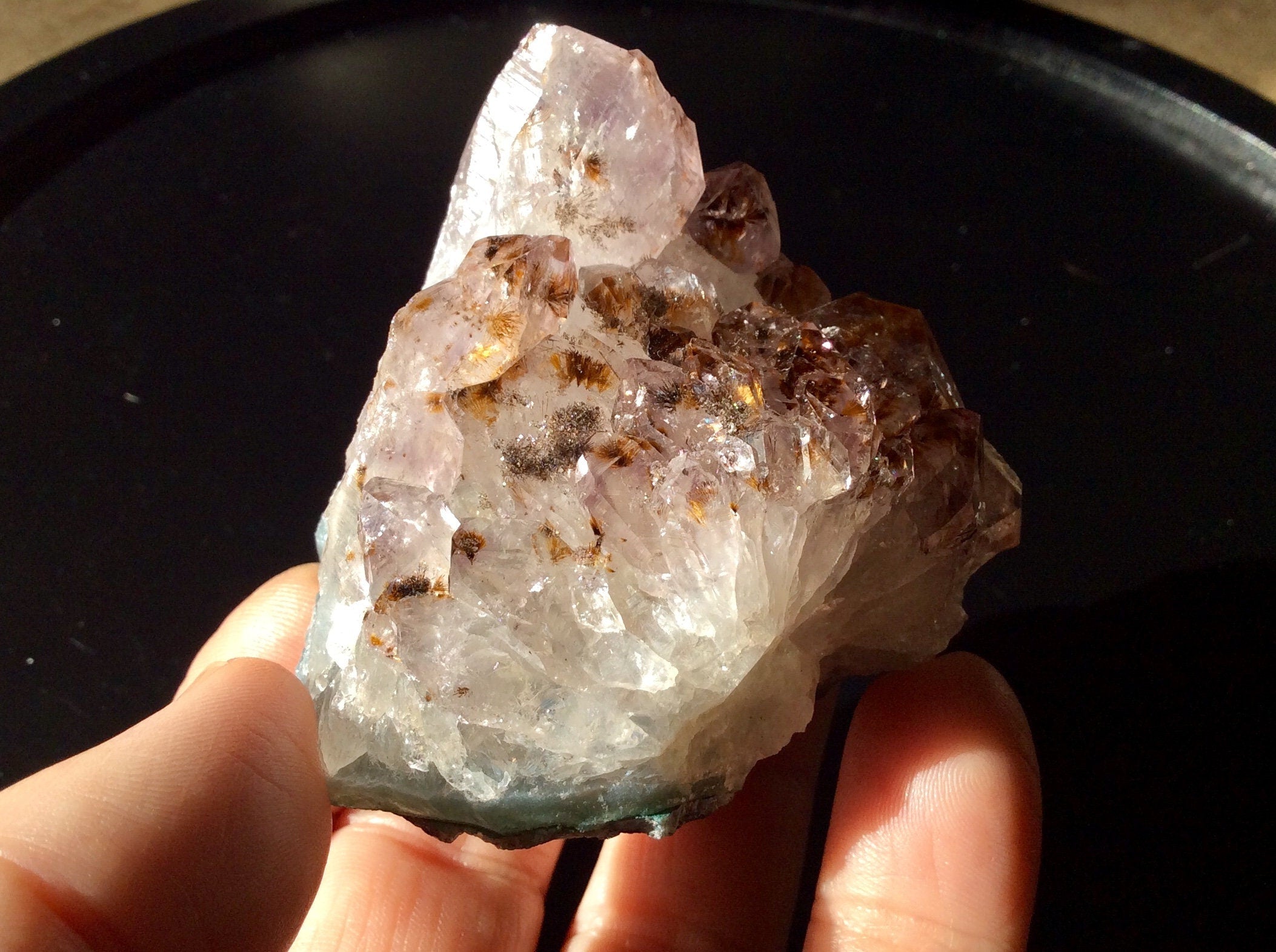 164g Light Amethyst Geode piece 2A