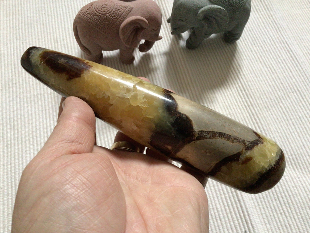 389g Madagascan Septarian Large Massage Wand C